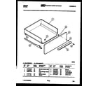 Gibson CEA1M2WSTC drawer parts diagram