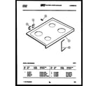 Gibson CEC1S3WSAC cooktop parts diagram