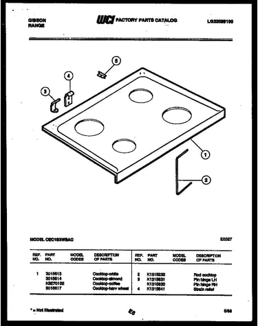 Cooktop parts