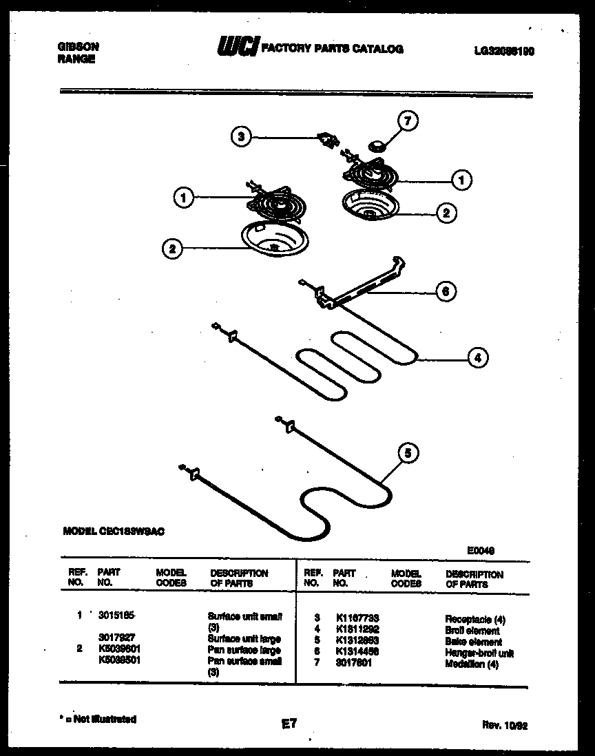 BROILER PARTS