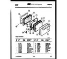 Gibson CEC1S3WSAC door parts diagram