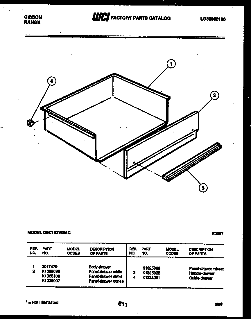 DRAWER PARTS