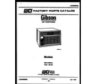 Gibson AM11C6EVA front cover/text only diagram