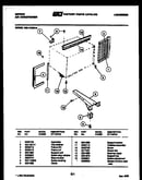 Cabinet and installation parts