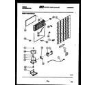Gibson RD19F9WU3E system and automatic defrost parts diagram