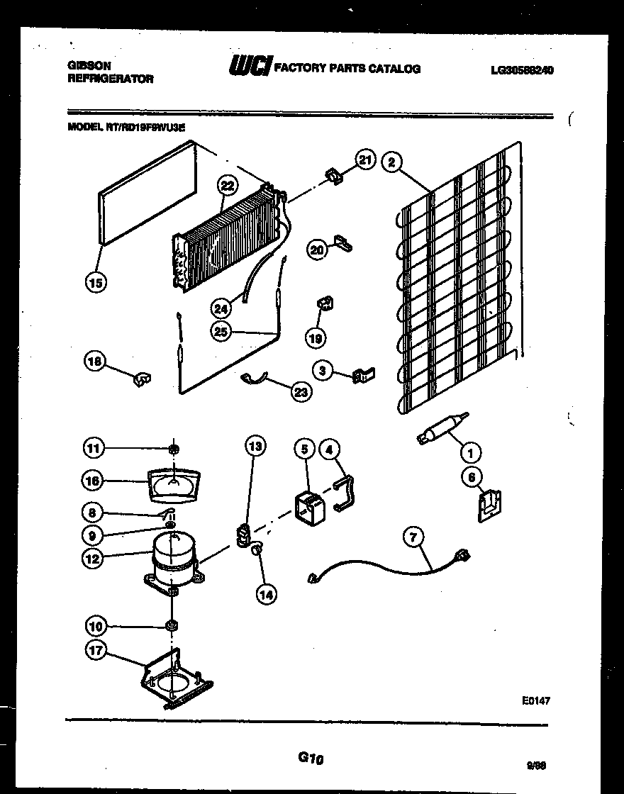 System and automatic defrost parts