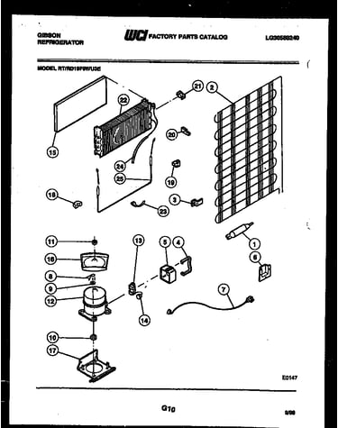 System and automatic defrost parts