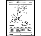 Gibson MC25S7GUNA compressor parts diagram