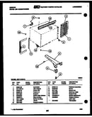 Cabinet and installation parts