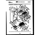 Gibson RD21F6WT3C cabinet parts diagram