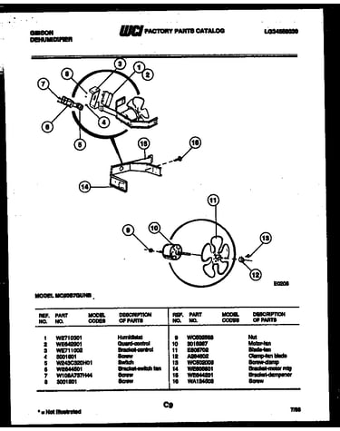 Air control parts