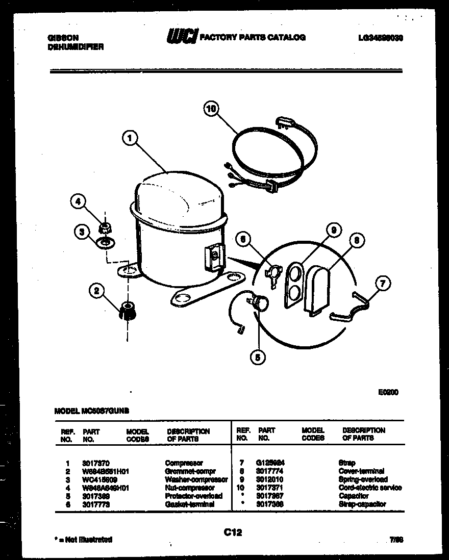 Compressor parts