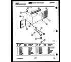 Gibson AM12E4EVA cabinet and installation parts diagram