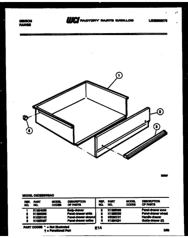 Drawer parts