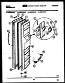 Freezer door parts