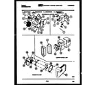 Gibson RS22F9WS1E refrigerator control assembly, damper control assembly and f diagram