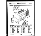 Gibson AL05A6EVA cabinet and installation parts diagram
