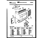 Gibson AL07A6EVA cabinet and installation parts diagram