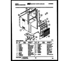 Gibson AS08B4SVA cabinet parts diagram