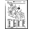 Gibson AS08B4SVA electrical and air handling parts diagram