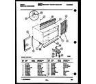 Gibson AL05A4EVA cabinet and installation parts diagram
