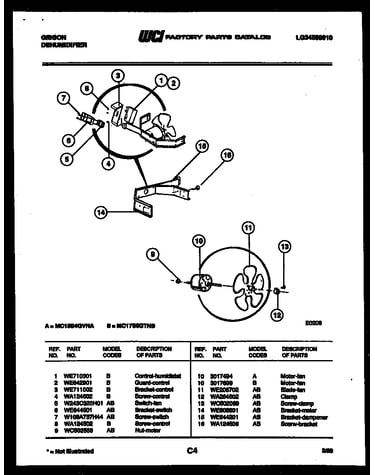 Air control parts