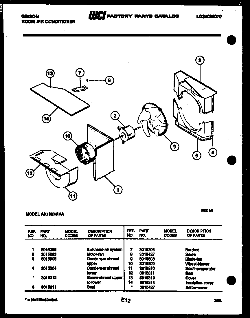 Air handling parts