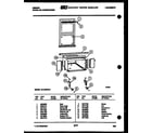 Gibson AK18E4RVA cabinet and installation parts diagram