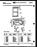 Cabinet and installation parts