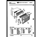 Gibson AL06A4EVA cabinet parts diagram