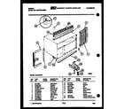 Gibson AL06A4EVA cabinet and installation parts diagram