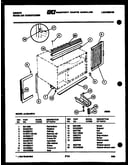 Cabinet and installation parts