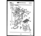 Gibson RM18F6WS1E cabinet parts diagram