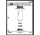 Gibson RT15F1WU2B cover page diagram