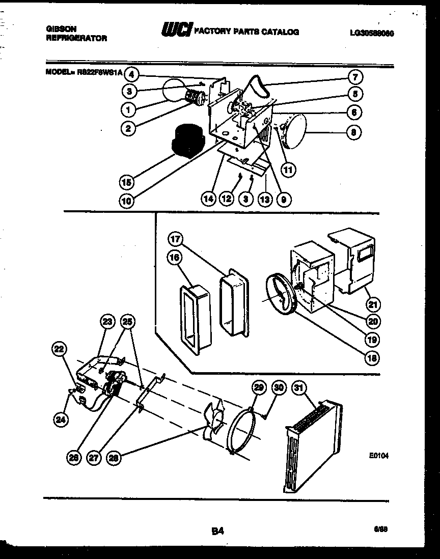 REFRIGERATOR CONTROL ASSEMBLY, DAMPER CONTROL ASSEMBLY AND F