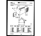 Gibson AM12E7EVA cabinet and installation parts diagram