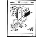 Gibson RD15F4WU2C system and automatic defrost parts diagram