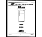 Gibson RD21F7WS3B cover page diagram