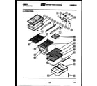 Gibson RD21F7WS3B shelves and supports diagram