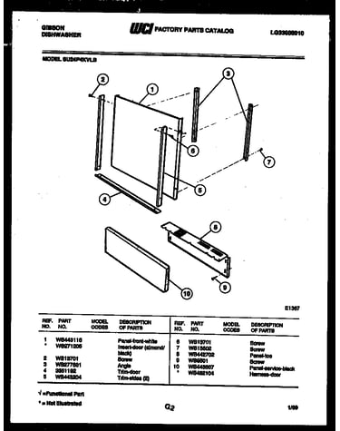 Outer door parts