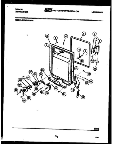 Inner door parts