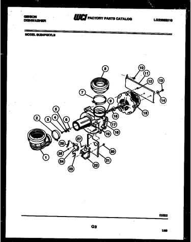 Motor pump parts