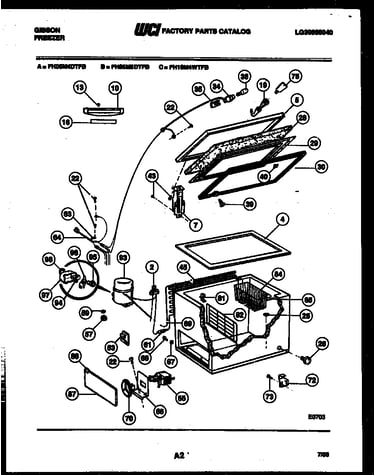 Chest freezer parts
