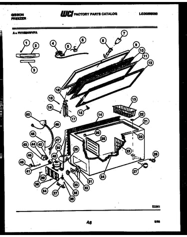 Chest freezer parts