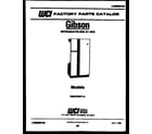 Gibson RS22F8WV1A front cover diagram