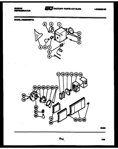 Refrigerator control assembly, damper control assembly and f