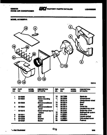 Air handling parts