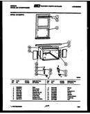 Cabinet and installation parts