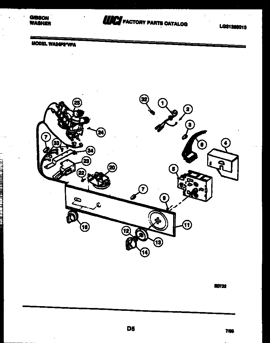 Console and control parts