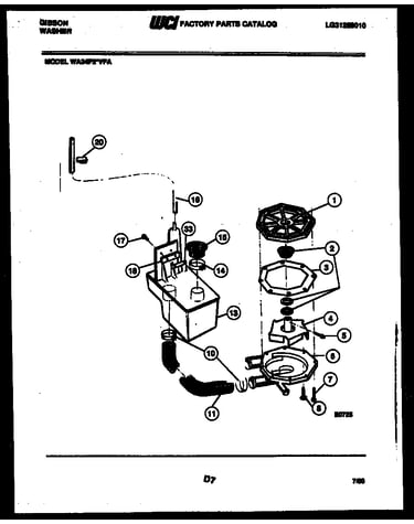 Drain, recirculate parts